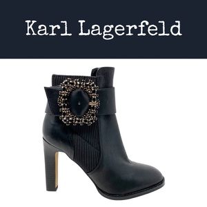 NWOT Karl Lagerfeld Paris Women's Vania Bootie